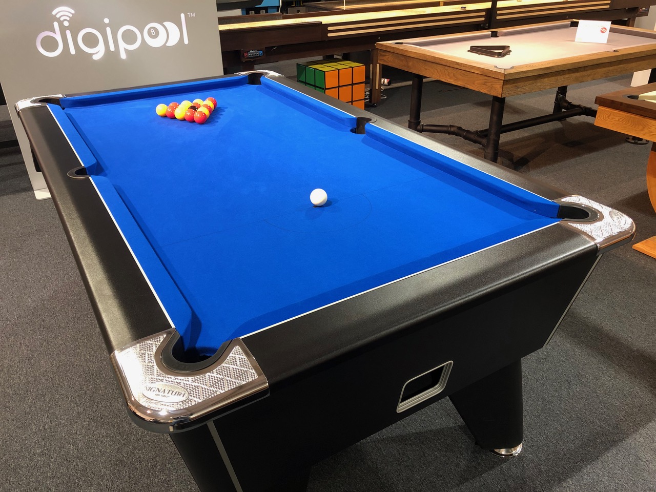 Signature Tournament Pro Edition Contactless Pool Table 6ft, 7ft Commercial Rental Available